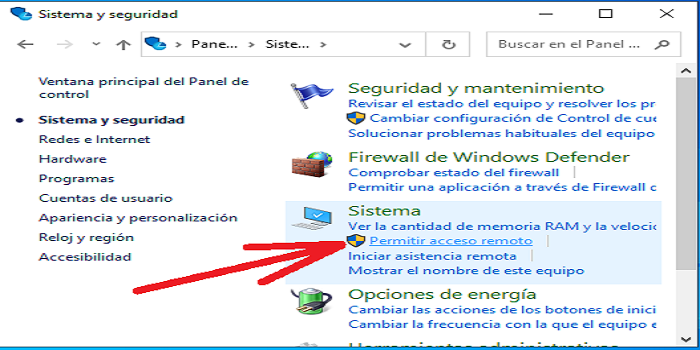 Habilitar Escritorio Remoto Windows Server 2022