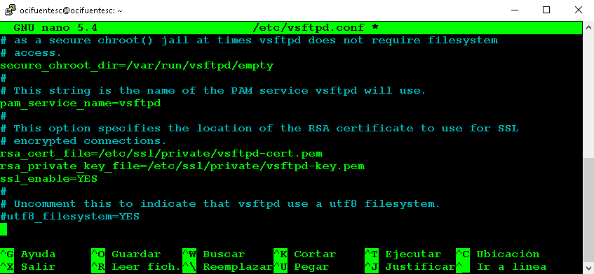 configuracion-uso-sftpd